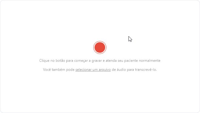 Gravação de uma consulta no HiDoctor LIVE