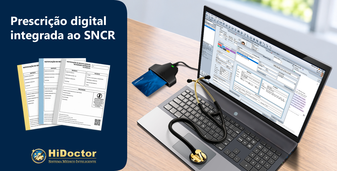 Prescrição digital integrada ao SNCR já está disponível no HiDoctor