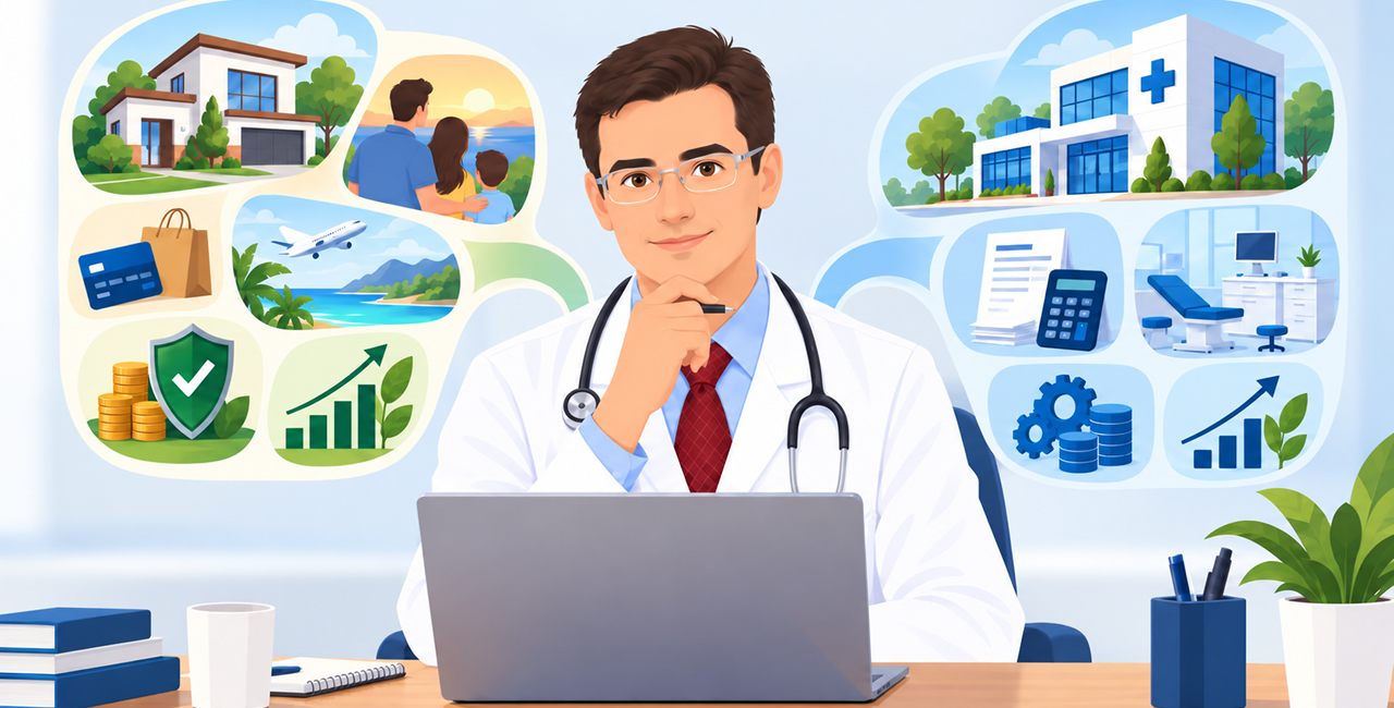 Separa&ccedil;&atilde;o de contas PF e PJ: guia financeiro para m&eacute;dicos